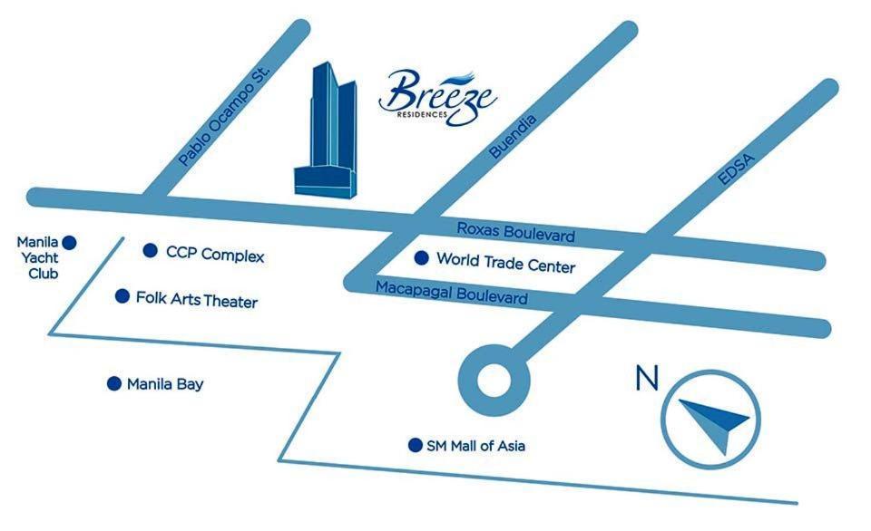Studio Condo Manila By The Bay Roxas Blvd Near Us Embassy Zewnętrze zdjęcie